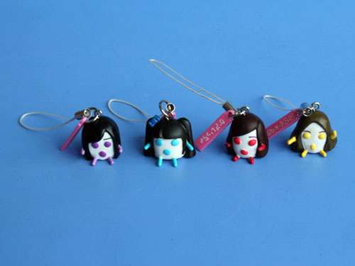 動漫人物頭部吊墜